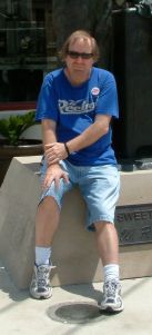 Me in Dublin, TX - in front of the Dr. Pepper Bottling Companys located there